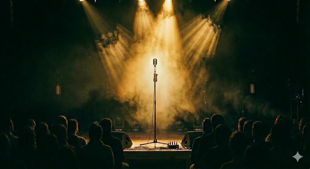 Performer on stage
